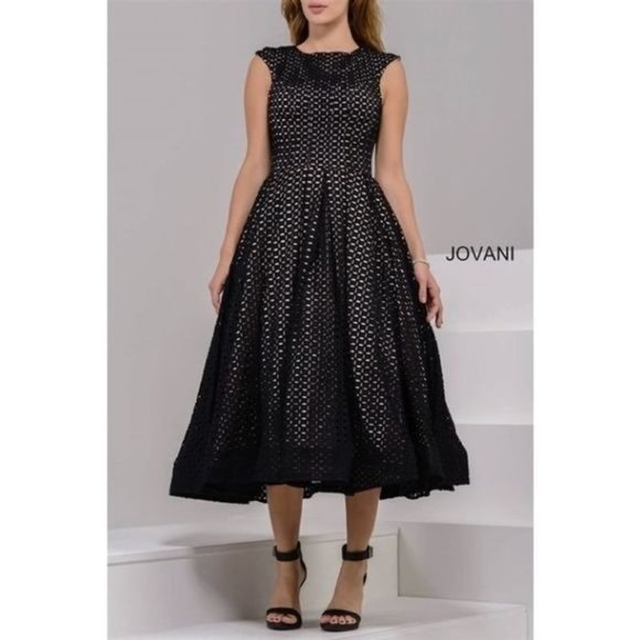 jovani fit and flare dress